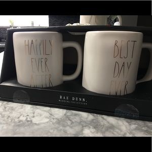 Rae Dunn Set of 2 Wedding Mugs